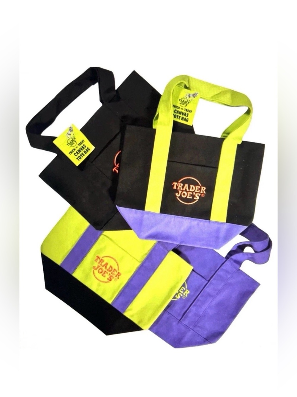 Trader Joe's Halloween Mini Tote Bags 2026 Set of 4